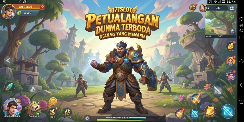 Tangkapan layar dari gameplay 171SLOT di lingkungan Open World.