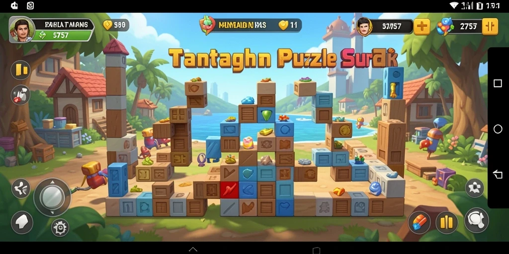 Tampilan gameplay menantang di 2757 yang membuat seru.