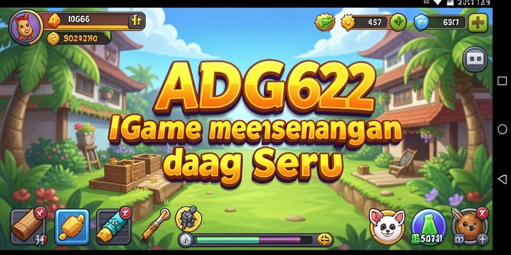 Screenshot gameplay ADG62 menampilkan karakter yang bekerja otomatis.