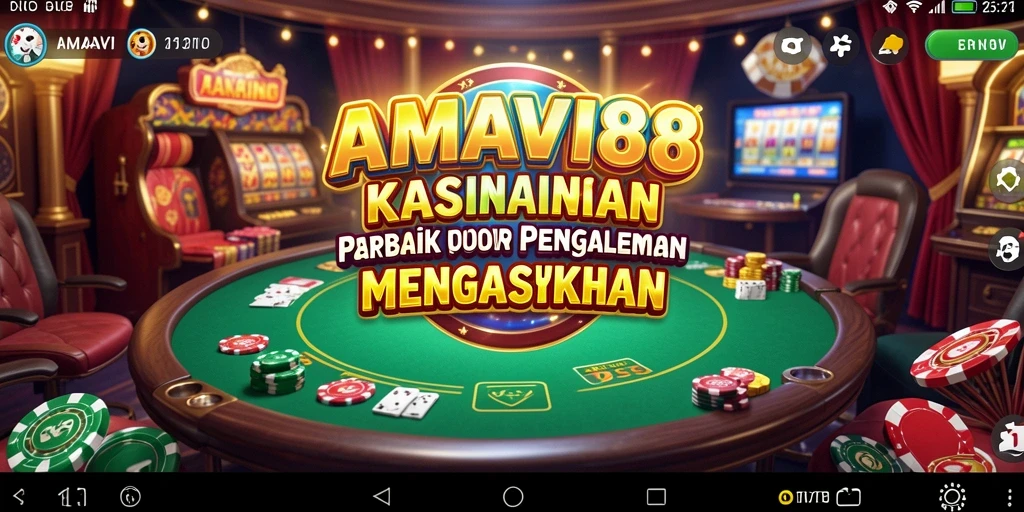 Tampilan gameplay menarik dari AMAVI88 yang menyajikan pengalaman Kasino.