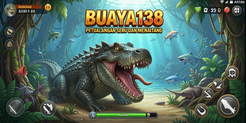 Tampilan gameplay seru dari BUAYA138 yang penuh tantangan.