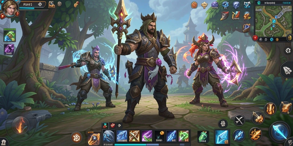 Tampilan menakjubkan dari gameplay D06 dalam dunia MMORPG.