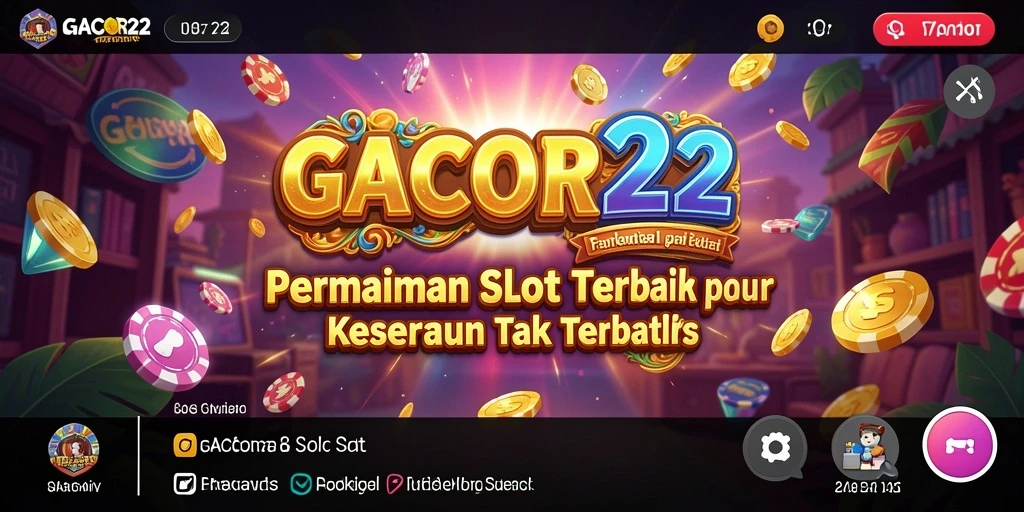 Tampilan gameplay slot yang seru dan menawan di GACOR22.