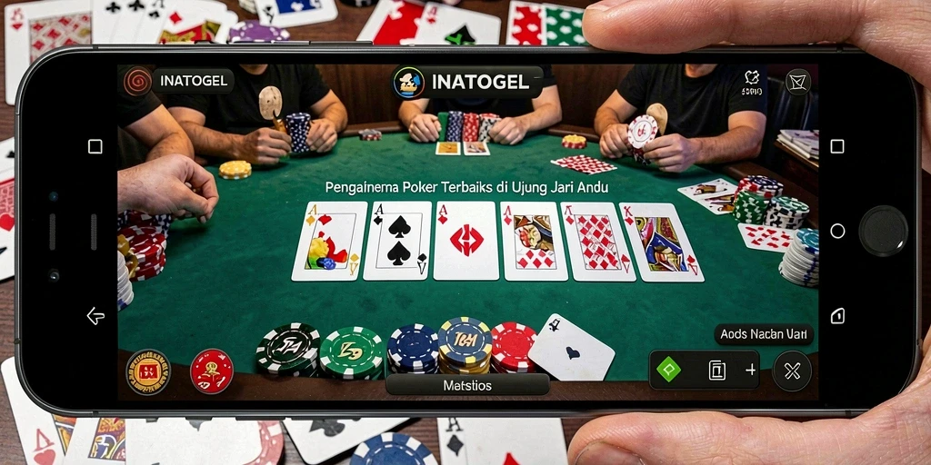 Screenshot gameplay INATOGEL yang menampilkan suasana permainan Poker.