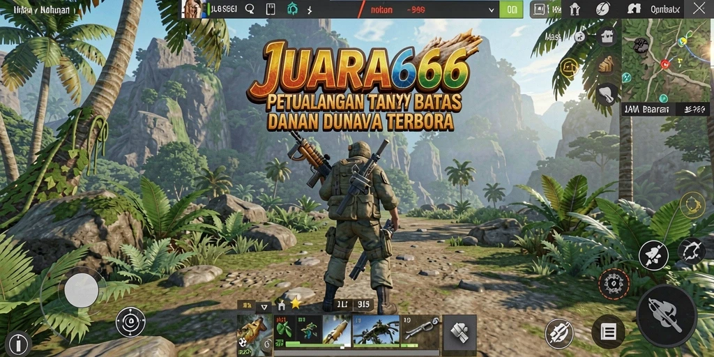 Tampilan gameplay seru di dunia terbuka JUARA666.