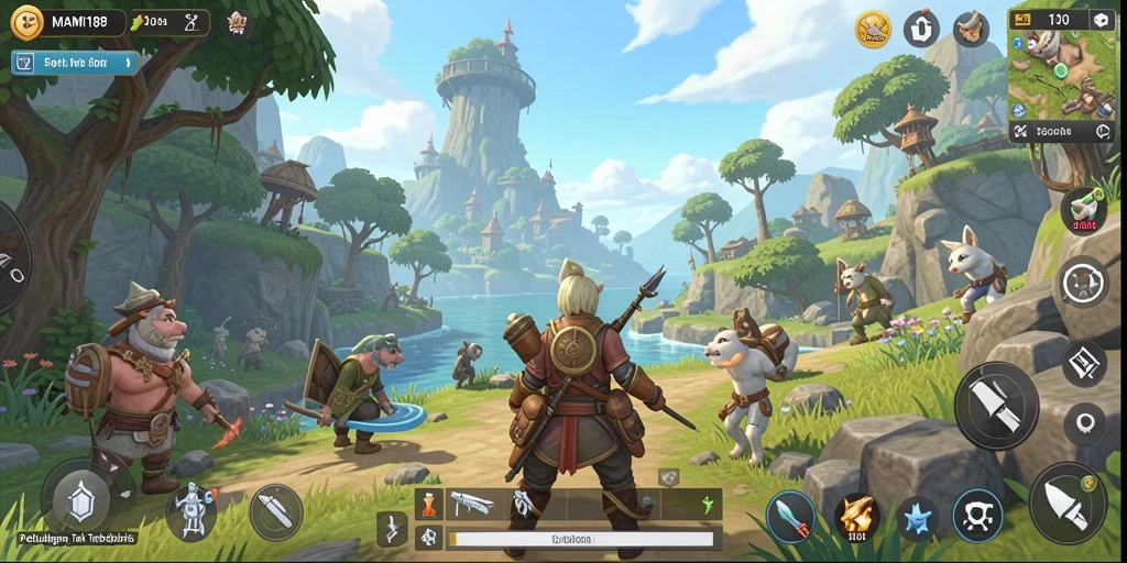 Tampilan gameplay MAMI188 di dunia terbuka yang menakjubkan.