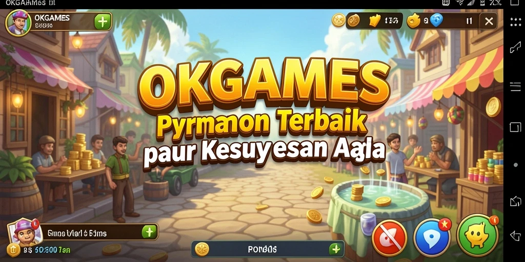 Tampilan gameplay <strong>OKGAMES</strong> yang menarik dan penuh strategi Tycoon.