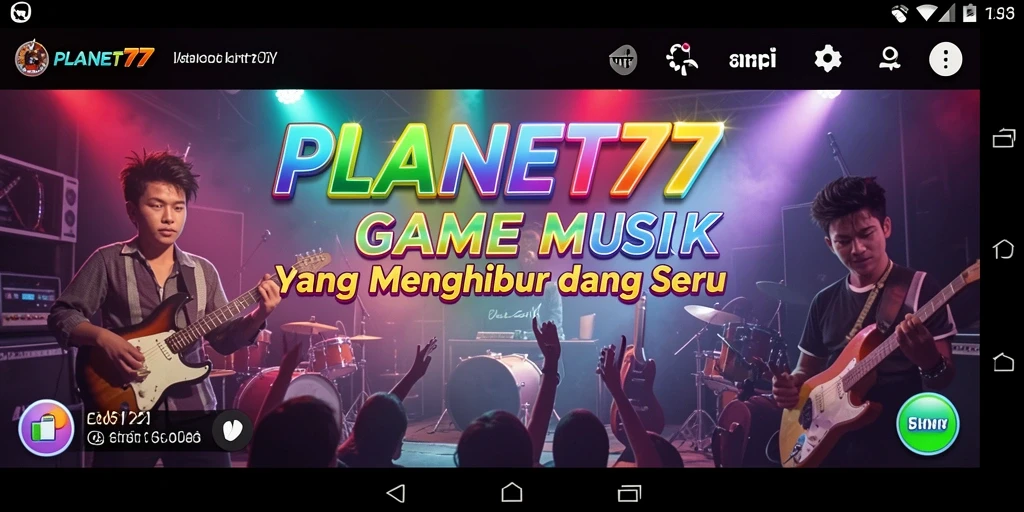 Tampilan gameplay PLANET77 yang seru dan interaktif.