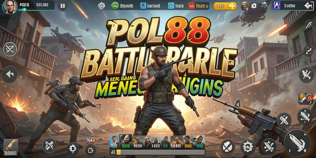 Tampilan gameplay menegangkan dan dinamis dari POL88.