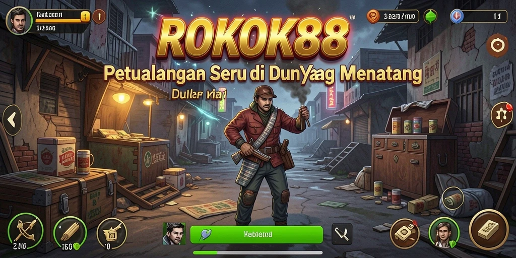 Tangkapan layar menarik dari gameplay ROKOK88 yang menantang.