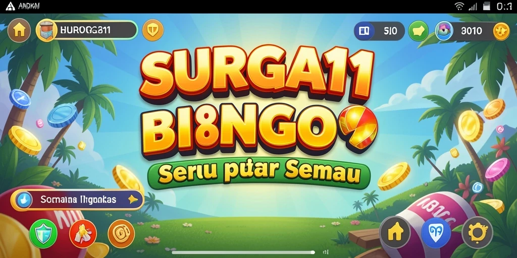 Gameplay Bingo yang menarik dan penuh warna di SURGA11.