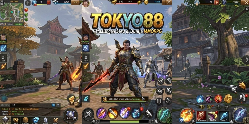 Tangkapan layar gameplay TOKYO88 menampilkan aksi mengasyikkan dalam dunia MMORPG.