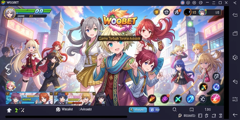 Gameplay menarik dalam WTOBET dengan karakter Anime unik.